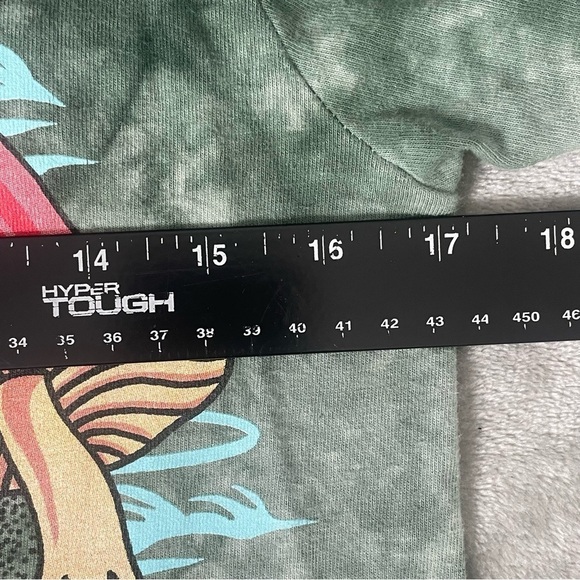 Broken Promises Gnome Green Tie Dye Long Sleeve T-Shirt size S - Picture 10 of 11